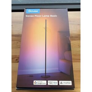 BRAND NEW Govee Floor Lamp Basic RGBIC Smart LED  Sealed Fast Ship H6076A